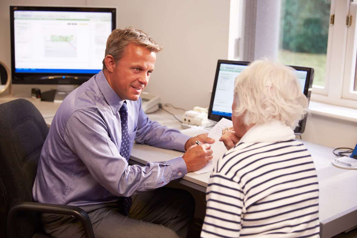 woman booking an appointment