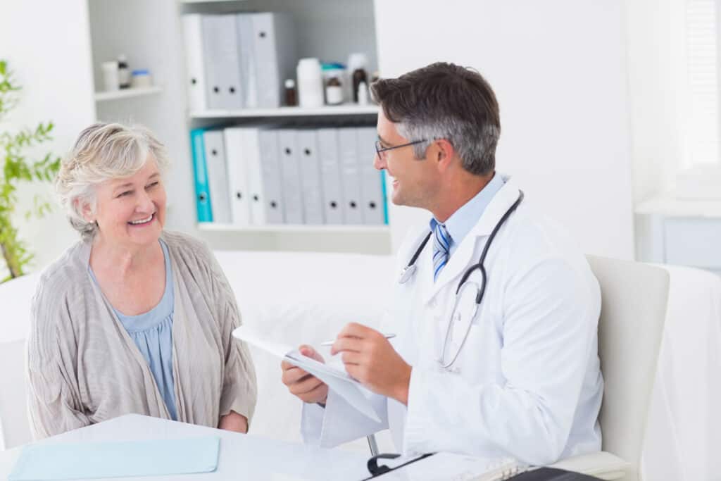 patient and doctor